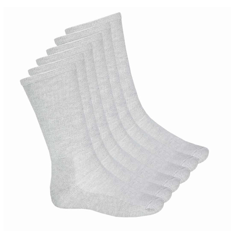 Sock Trends - Men's 6 Pack Crew Socks (TRM29006C6C0C01 GRAY)