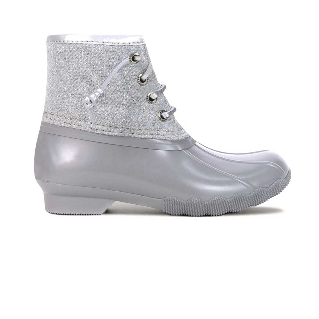 Silver 2024 sperry boots