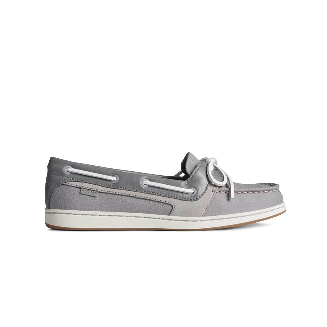 Grey sperry shoes on sale