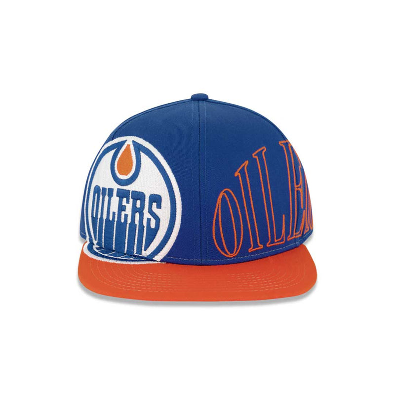 Starter - Edmonton Oilers Flat Brim Snapback Hat (LH410981 EDO)