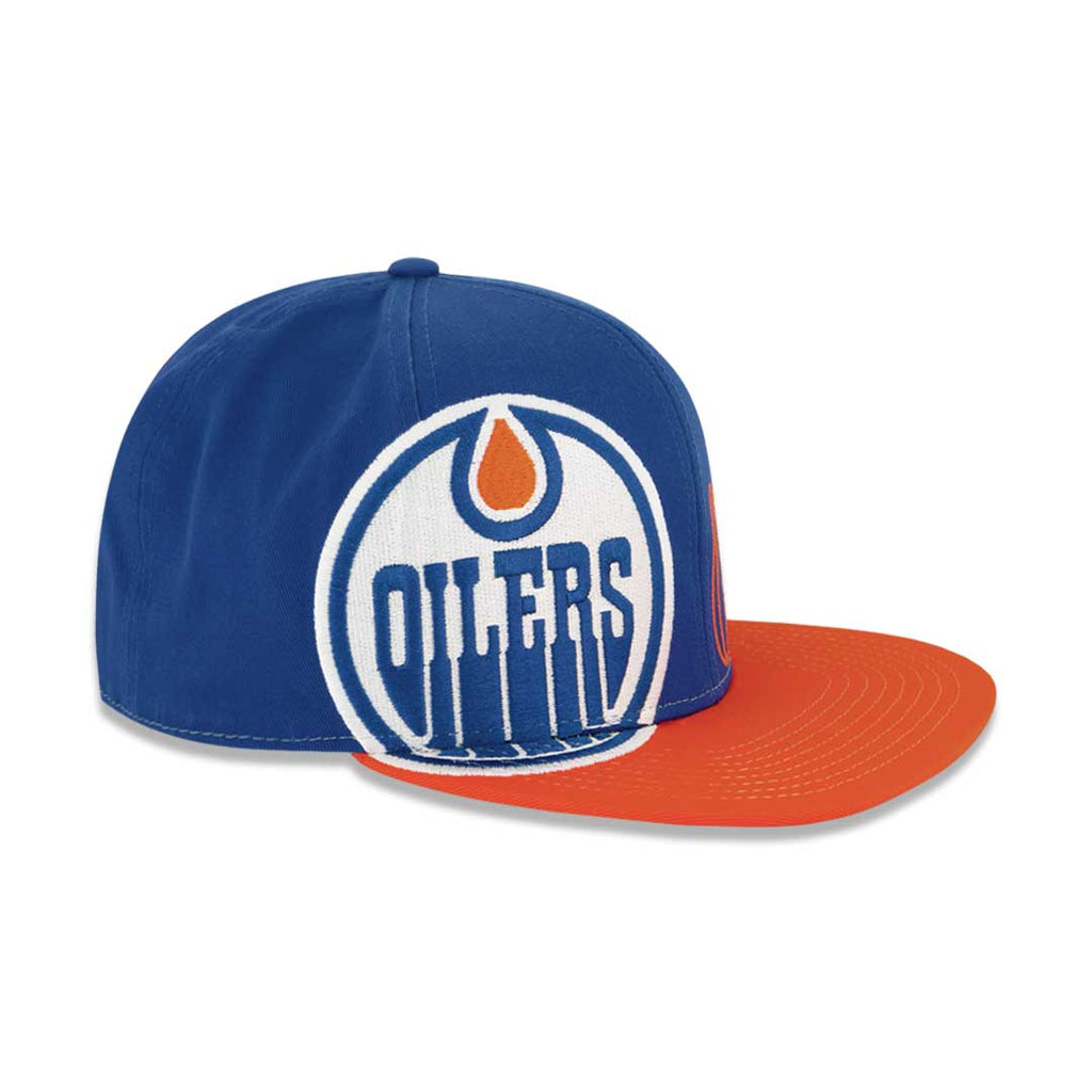 Casquette à visière plate Snapback des Oilers d'Edmonton (LH410981 EDO)