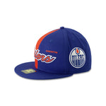 Starter - Casquette Snapback à bord plat des Oilers d'Edmonton (LS410686 EDO)