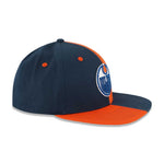 Casquette Snapback à motif de roue des Oilers d'Edmonton (LH410982 EDO)