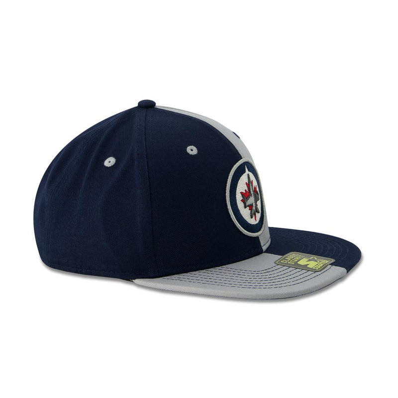 Starter - Winnipeg Jets Pin Wheel Snapback Hat (LH410982 WPJ)