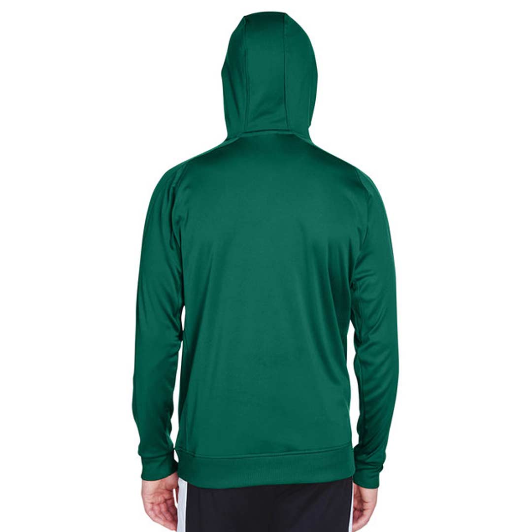 Team365 - Men's Elite Performance Hoodie (TT30 DC) Brn/Wht / XS