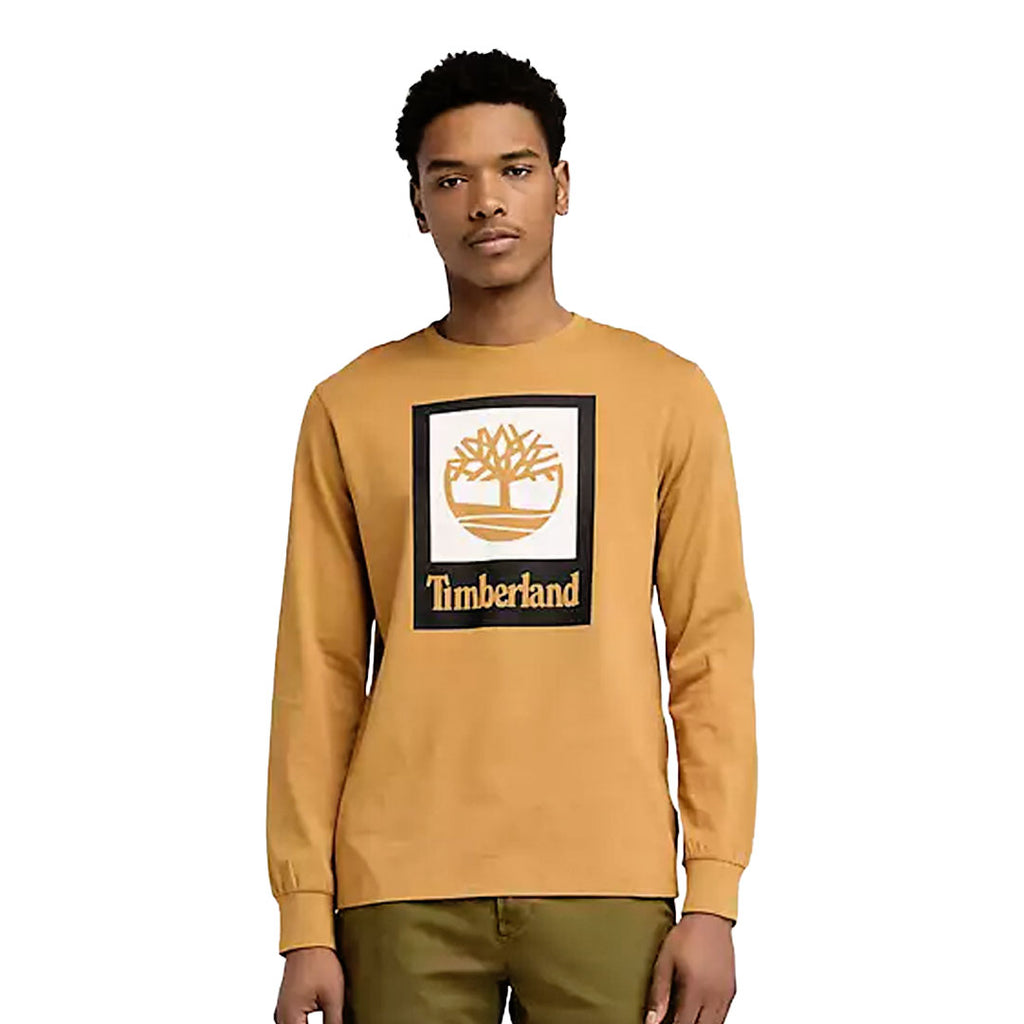 Timberland - Men's Stack Logo Long Sleeve T-Shirt (TB0A5VBB P47)