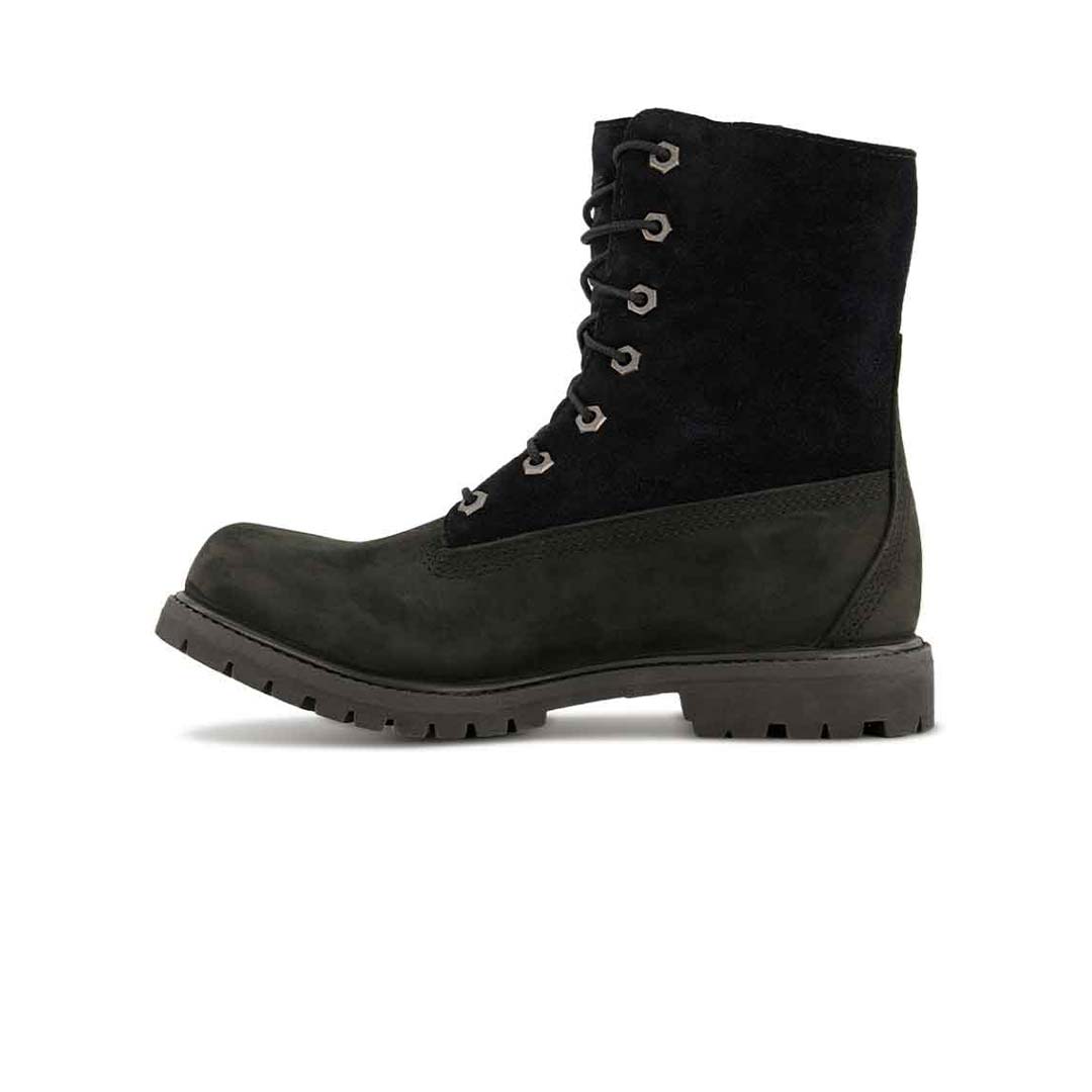 Authentics teddy fleece boot for women in black best sale