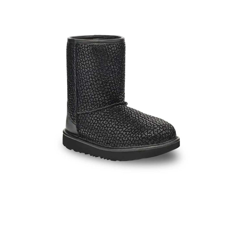 UGG® - Kids' (Infant & Preschool) Classic II Gel Hearts Boots (1143730T-BLK)