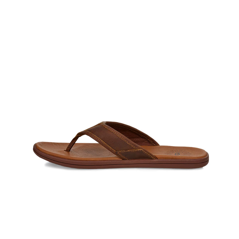 UGG® - Men's Seaside Leather Flip Flop Sandals (1102690-LUG)