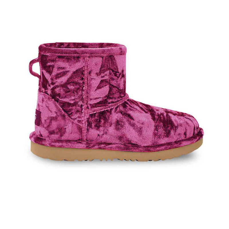 UGG® - Kids' (Junior) Classic Mini II Velvet Boots (1142070K-RSPS)