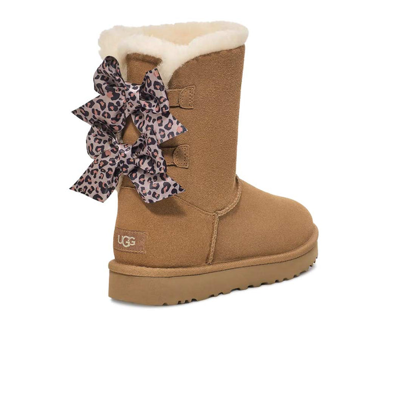 UGG® - Women's Bailey Bow Leopard Boots (1138090-CHE)