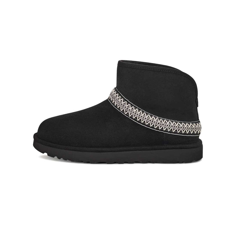 UGG® - Bottes Classic Mini Crescent pour femme (1158262-BLK)