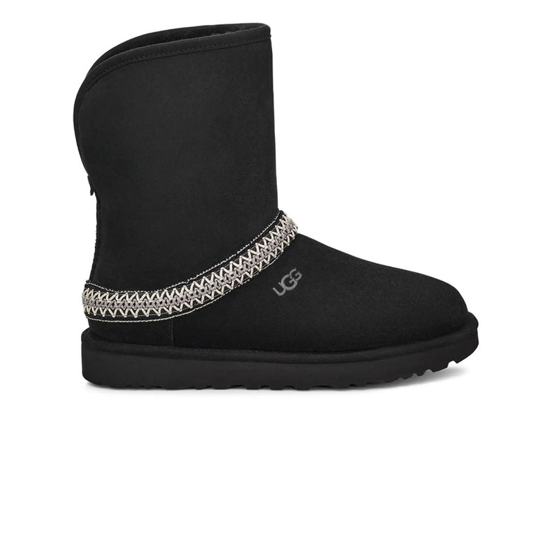 UGG® - Women's Classic Short Crescent Boots (1161770-BLK)