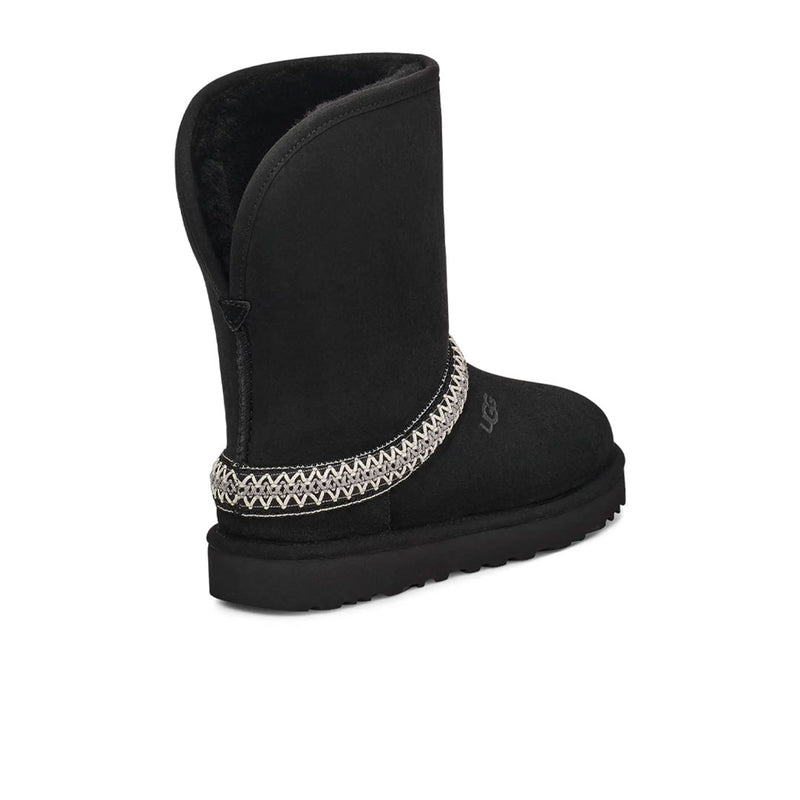 UGG® - Women's Classic Short Crescent Boots (1161770-BLK)