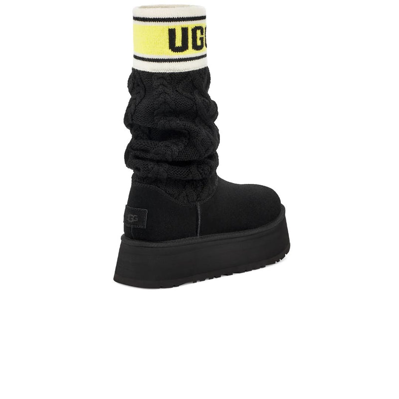 UGG® - Women's Classic Sweater Letter Boots (1144045-BLK)