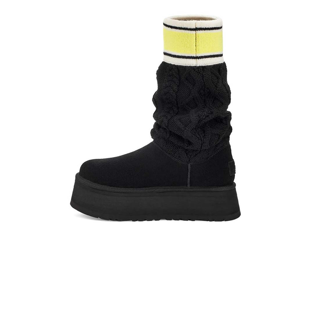 UGG® - Women's Classic Sweater Letter Boots (1144045-BLK)