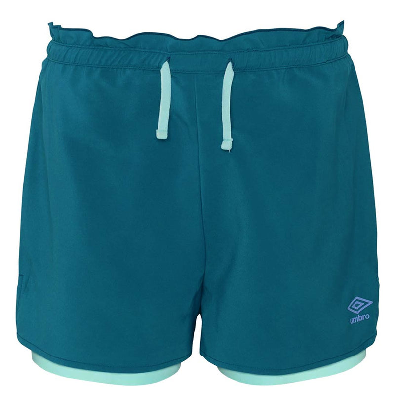 Umbro - Short de course 2-en-1 pour filles (junior) (HUUG6UBMT U23)