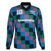 Umbro - Maillot rétro à manches longues des années 90 pour hommes (HUUM1UBFS UI9) 