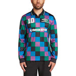 Umbro - Maillot rétro à manches longues des années 90 pour hommes (HUUM1UBFS UI9) 