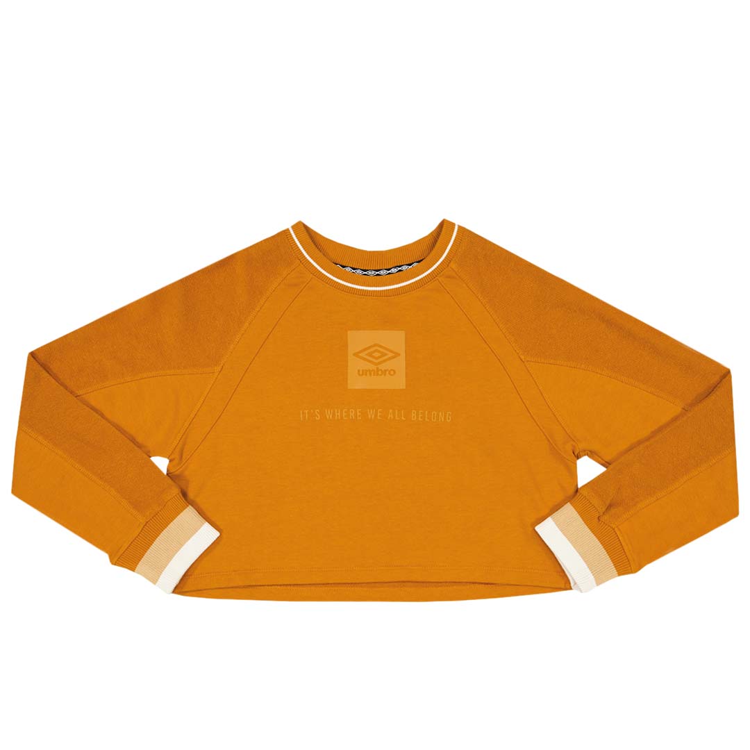Umbro Women s Pullover Sweatshirt HUUL1UBMH UZ8 Orange XL