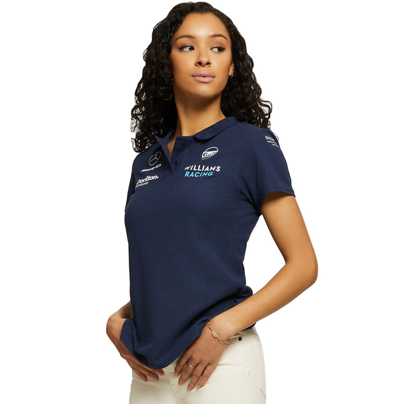 Umbro - Polo média Williams Racing 2023 CVC pour femme (HUUL199201U 4BK)