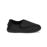 United Supply Co - Men's Plain Velcro Slippers (SMF4931BUS BLK)