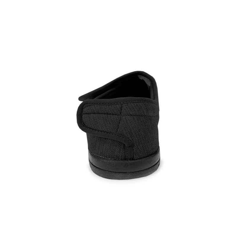 United Supply Co - Chaussons unis à scratch pour homme (SMF4931BUS BLK)