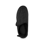 United Supply Co - Men's Plain Velcro Slippers (SMF4931BUS BLK)