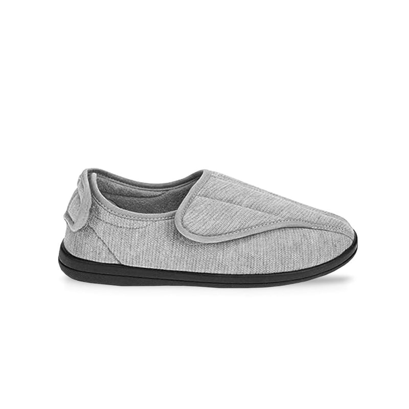 United Supply Co - Men's Plain Velcro Slippers (SMF4931BUS GRY)