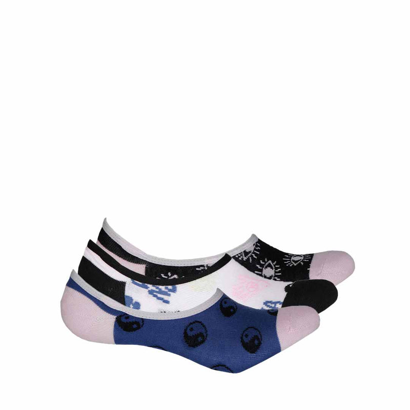 Vans - Lot de 3 paires de chaussettes Mind Canoodle pour enfant (5L6W448) 