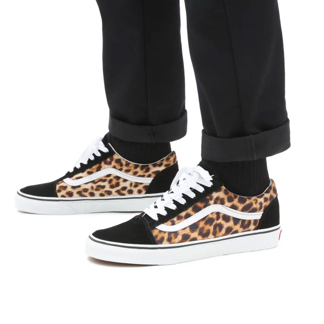 Vans Old Skool Leopard Shoes Size 4