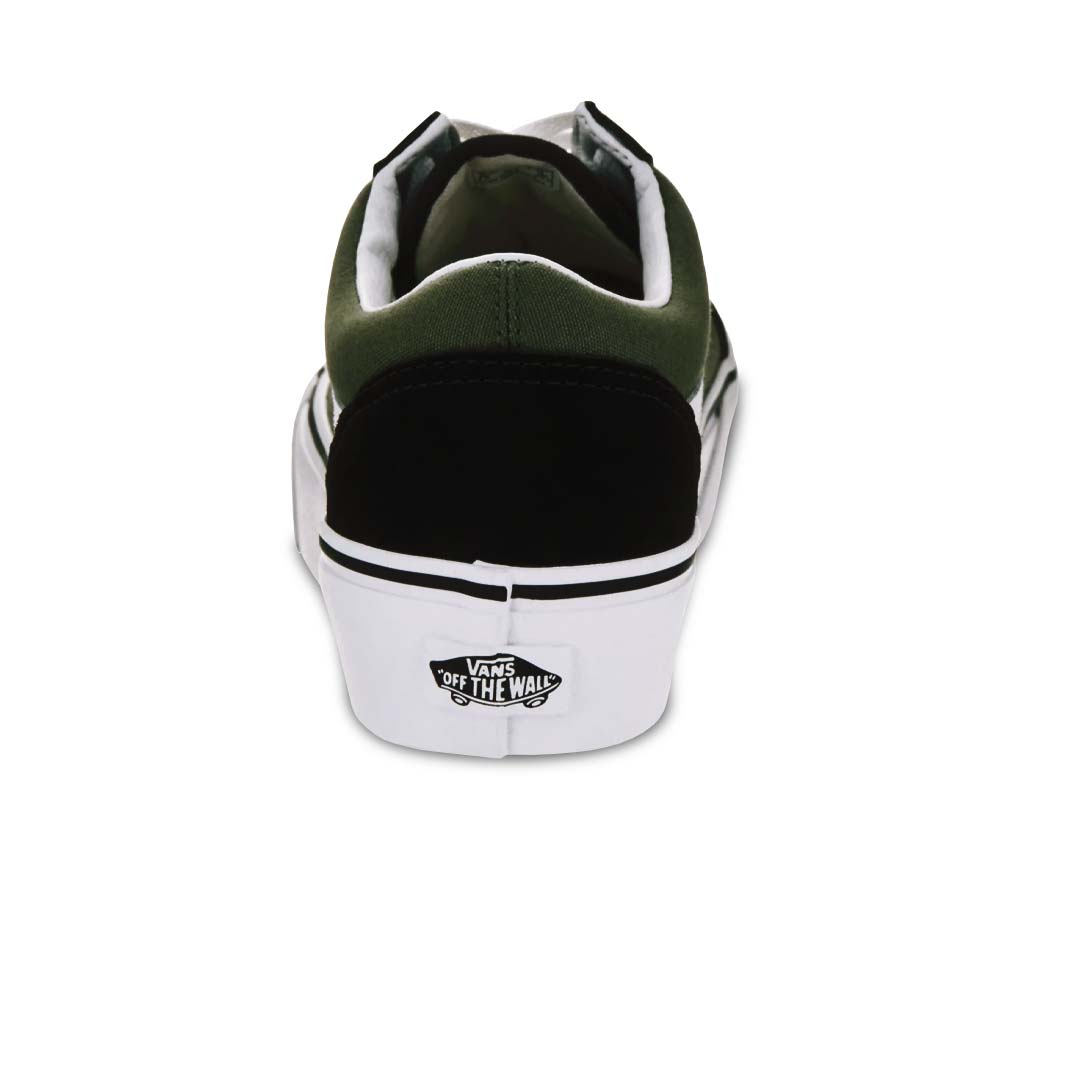 Green and black platform vans hotsell