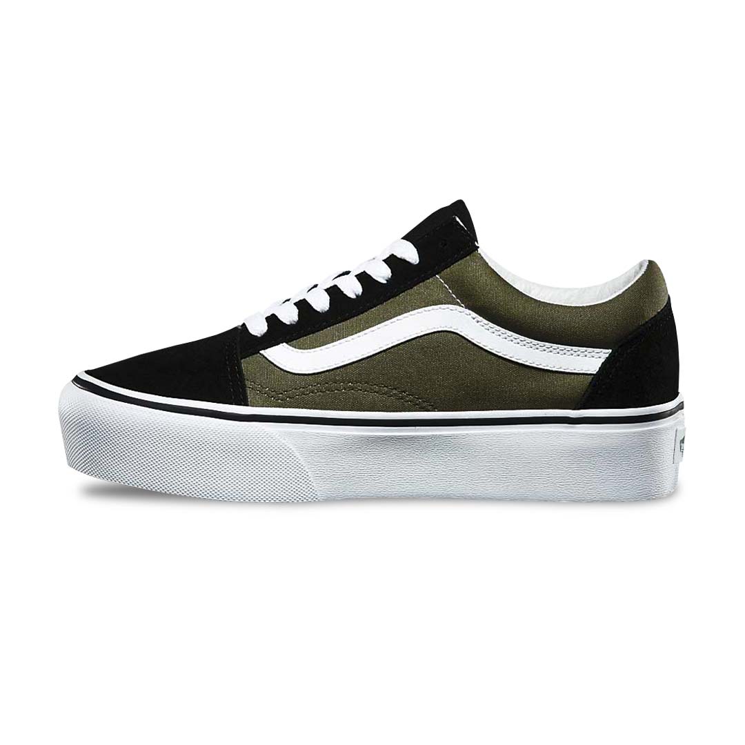 Vans Unisex Old Skool Platform Skate Shoe Black