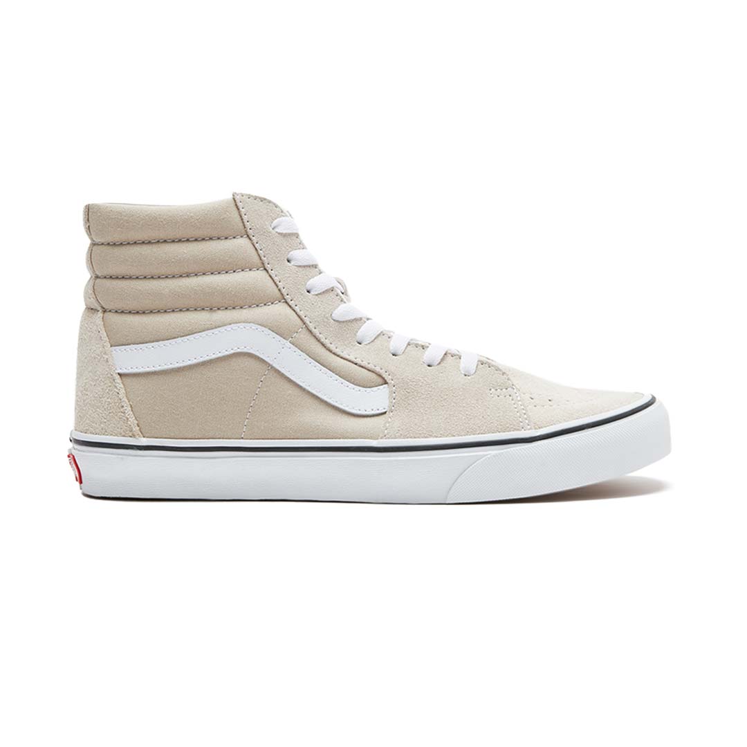 Vans Mens SK8 Hi Mens Shoes Beige White Size 9.0