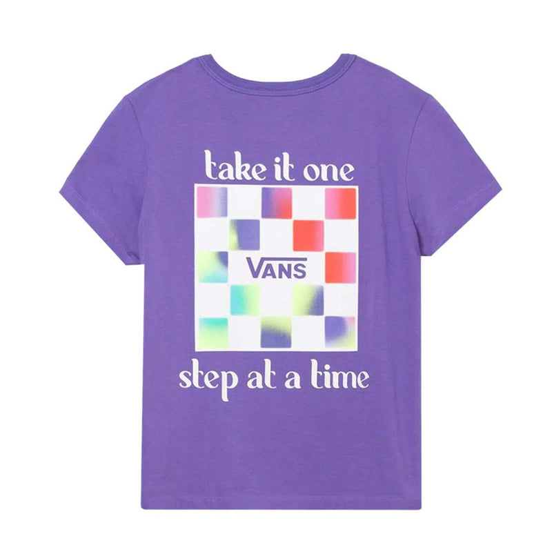 purple vans shirt womens