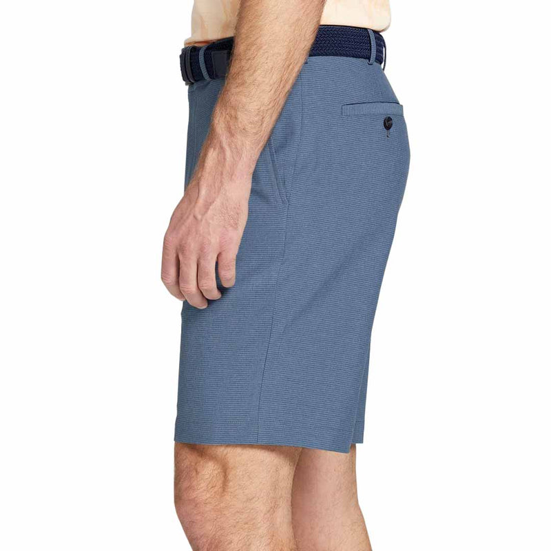 Walter Hagen - Men's Plain Micro Lines Shorts (MGA14175 410)