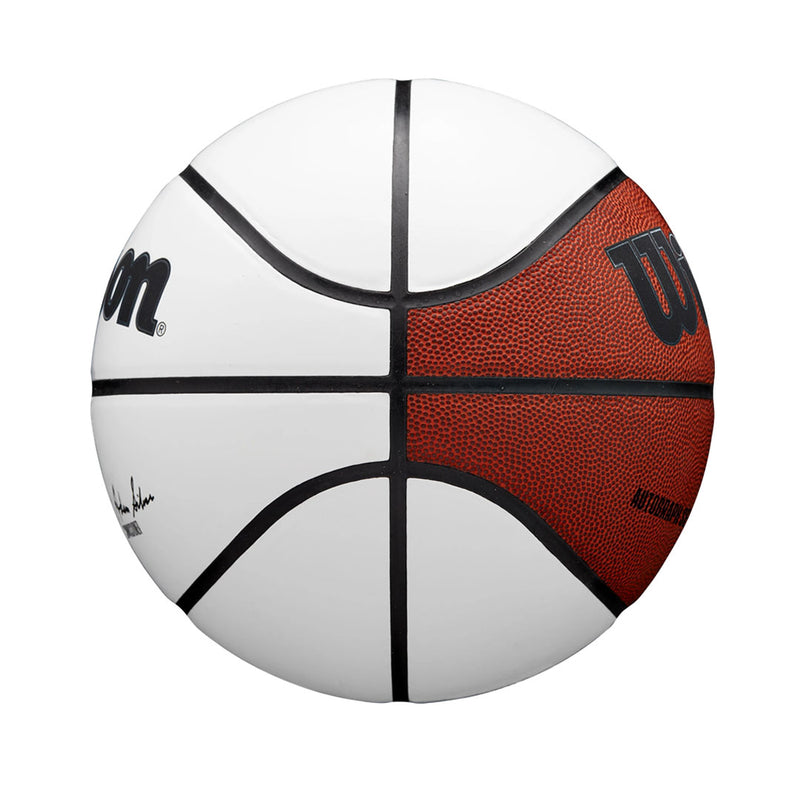 Wilson - Ballon de basket-ball commémoratif avec autographe de la série Alliance - Taille 7 (WTB3404) 