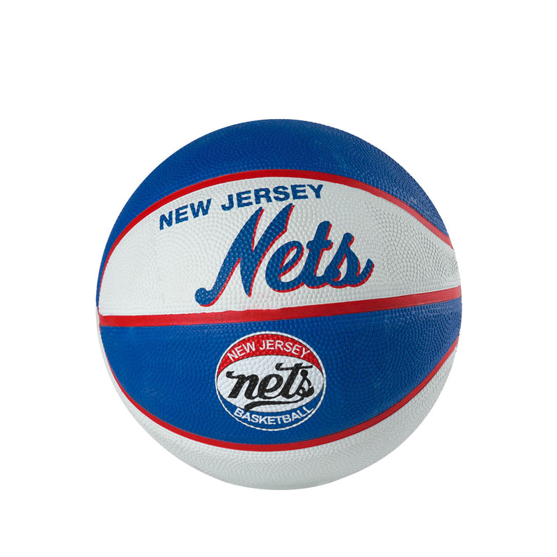 Wilson - Mini ballon de basket-ball des New Jersey Nets - Taille 3 (WTB3200BRO) 