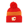 adidas - Calgary Flames Cuffed Knit Pom Beanie (GS6832)