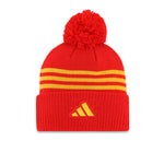 adidas - Calgary Flames Cuffed Knit Pom Beanie (GS6832)