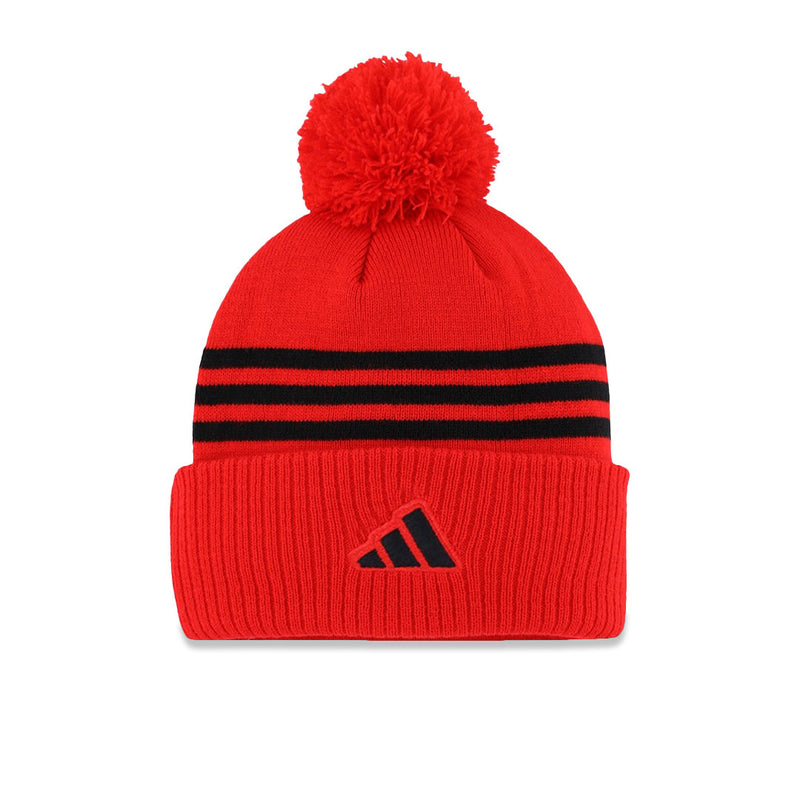 adidas - Bonnet à pompon en tricot à revers des Hurricanes de la Caroline (GS6831) 