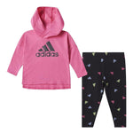 adidas - Ensemble sweat à capuche et collants Fusion pour fille (IQ6319) 