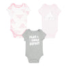 adidas - Girls' (Infant) Essentials 3 pack Bodysuit (GB9621)