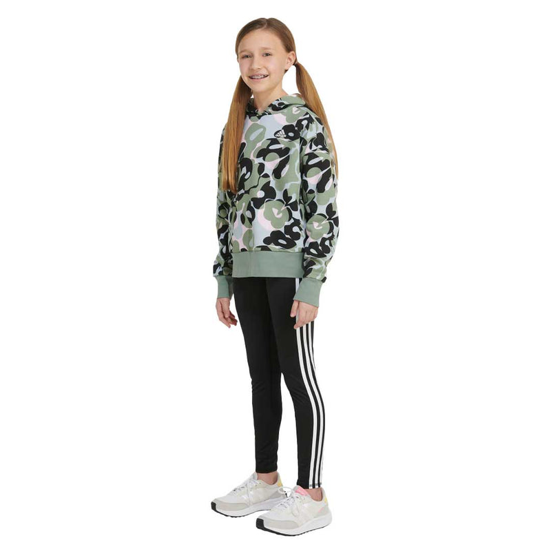 adidas - Girls' (Junior) All Over Print Loose Fit Hoodie (IQ5979)