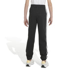 adidas - Girls' (Junior) Elastic Waistband 3 Stripe Cotton Fleece Pant (IQ6048)