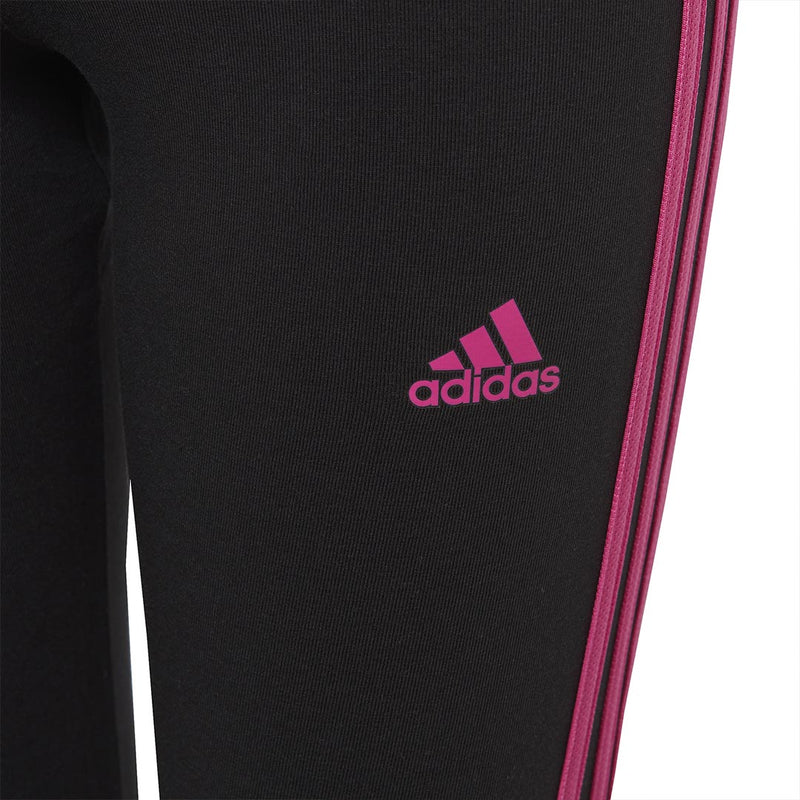 adidas - Girls' (Junior) Essentials 3 Stripes Cotton Tights (IC3627)