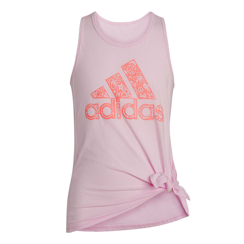 adidas - Girls' (Junior) Tie-Front Tank Top (FZ9431)