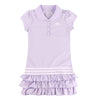 adidas - Robe polo à manches courtes pour fille (petite fille) (GB9578) 