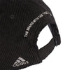 adidas - Kids' (Junior) Black Corduroy Low Dad Cap (IB2664)