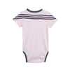 adidas - Kids' (Infant & Toddler) 3-Stripes Onesie With Bib (HM6593)